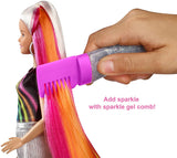 Barbie️ Rainbow Sparkle Hair Doll