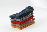 Lian LifeStyle Big Girl's Women's 5 Pairs Gorgeous Wool Blend Socks, Comfortable & Cozy | Durable & Breathable Crew Socks L1853 Size 6-9 5P5C-1