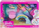 Barbie Dreamtopia Mermaid Nursery Playset with Barbie Mermaid Doll, Toddler and Baby Mermaid Dolls, Slide and Accessories, Gift for 3 to 7 Year Olds