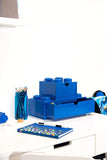 LEGO 40201731 Desk Drawer 4 knobs Stackable Storage Box, Blue