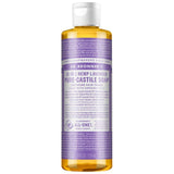 Undiluted Pure Castile Liquid Soap in Lavender Scent: 18-in-1 All Natural Soap w/ Organic Essential Oil Lavender Scent, All Purpose Castile Soap for Skincare, Hand Wash, Cleaning & More, 8 Fl OZ Bottle, 4 Bottles