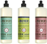 Liquid Dish Soap, 1 Pack Basil, 1 Pack Lemon Verbena, 1 Pack Rosemary, 16 OZ each