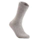 AATMart Men's 1 Pair Lightweight Well Crafted Wool Crew Socks with Breathable Features | Athletic Moisture Wicking Socks FS03 Size 6-9 FS03 Size 6-9 (Light Gray)