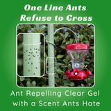 Sapphire Labs Nectar Fortress Natural Ant Repellent; Multi-Purpose Clear Gel Ant Guard for Hummingbird Feeders
