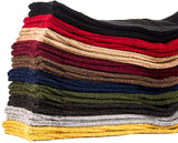 Lian LifeStyle Women's 1 Pair Perfect Fit Wool Crew Socks FS03 Size 6-9