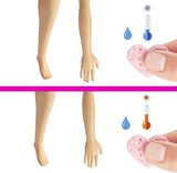 Barbie Mani-Pedi Spa Playset with Blonde Barbie Doll, Puppy, Foot Spa & Accessories, 2 Fizzy Packs Create Foaming Foot Bath, Color-Change on Doll’s Nails, Gift for Kids 3 to 7 Years Old