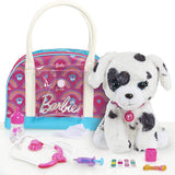 Barbie Hug & Kiss Pet 9-Piece Doctor Set with Dalmatian Puppy, Pink