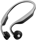 Lian LifeStyle Premium Bone Conduction Headphones Lightweight & Waterproof w/Mic & Bluetooth. Wireless Over Ear Headset for Adults and Kids, Suitable for Sports, Gaming, Travel or Office (Grey)