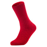 Lian LifeStyle Women's 6 Pairs High-Performance, Ultralight and Great Activewear for Fun Sports Wool Crew Socks Size 6-9 FS03 (Red)
