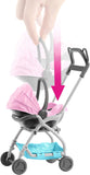 Barbie Skipper Babysitters Inc. Pink Stroller Playset