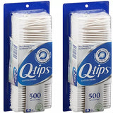 Q-tips Cotton Swabs For Hygiene and Beauty Care Original Cotton Swab Made With 100% Cotton 500 Count, Pack of 1