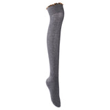 Lovely Annie Women's 3 Pairs Incredible Thigh High Cotton Boot Socks. Durable And Super Soft, Unique Ladies Socks L1856 Size 5-11 3P3C-Assorted