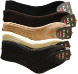 Lian LifeStyle Baby's 2 Pairs Fashion Soft Knee High Wool Socks Size 0Y-8Y HR1618