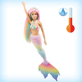 Barbie Dreamtopia Rainbow Magic Mermaid Doll with Rainbow Hair and Water-Activated Color Change Feature, Gift for 3 to 7 Year Olds