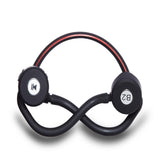 Lian LifeStyle Premium Bone Conduction Headphones Lightweight & Waterproof w/ Mic & Bluetooth Wireless Over Ear Headset Suitable for Sports LLS-YKLB2 (Black Red)