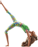 Barbie Made to Move Doll with 22 Flexible Joints Long Wavy Brunette Hair Wearing Athleisure-wear for Kids 3 to 7 Years Old