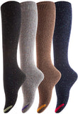 Lovely Annie Women's 4 Pairs Cute Cozy Knee High Cotton Socks HR158212 Size 6-9