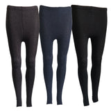 Lian LifeStyle Ultra Comfy Spandex Leggings for Women 3 Pair's | Teen & Juniors leggings - Breathable & Lightweight | Stretchy & Cool Active Wear: Workout Tights, Yoga Pants, Running Leggings | Perfect as Daily Basics, Color (Coffee,Navy,Black)