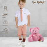 Lian LifeStyle Fascinating Children's 1 Pair Knee High Wool Blend Boot Socks Resistant, Comfortable and Health Focused Size S(2-4Y)-(Coffee)