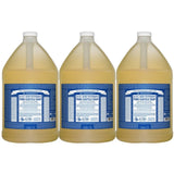 Natural & Pure Castile Soap Made With Organic & Natural Oils Hemp Peppermint Castile Soap Fully Vegan Liquid Soap All In One Magic Castile Liquid Soap 1 Gallon Per Pack, Pack of 3