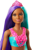 Barbie Dreamtopia Mermaid Doll, 12-inch, Teal and Purple Hair, multi