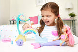 Barbie Dreamtopia Mermaid Nursery Playset with Barbie Mermaid Doll, Toddler and Baby Mermaid Dolls, Slide and Accessories, Gift for 3 to 7 Year Olds