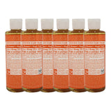 Undiluted Pure Castile Liquid Soap in Tea Tree Refill 18-in-1 All Soap Essential Oil Tea Tree , All Purpose Castile Soap for Skincare, Hand Wash, Cleaning & More, 8 Fl OZ Bottle, 6 Bottles