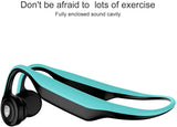 Lian LifeStyle Premium Bone Conduction Headphones Lightweight & Waterproof w/Mic & Bluetooth. Wireless Over Ear Headset for Adults and Kids, Suitable for Sports, Gaming, Travel or Office (Grey)