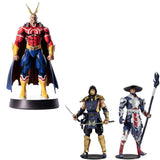 Dark Horse My Hero Academia: All Might Silver Age 11 Inch Figure + Toys Mortal Kombat Scorpion and Raiden 7" Action Figure Multipack, Pack of 2