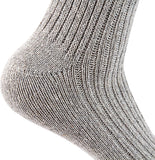 Lian LifeStyle Women's 1 Pair Perfect Fit Wool Crew Socks FS03 Size 6-9
