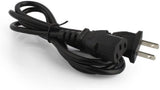 Rinbers for Microsoft AC Adapter Power Supply Unit Brick Style with Power Cord Cable for Xbox 360 S Slim Console 100-127V, Black