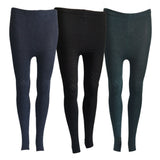 Lian LifeStyle Ultra Comfy Spandex Leggings for Women 3 Pair's | Teen & Juniors leggings - Breathable & Lightweight | Stretchy & Cool Active Wear: Workout Tights, Yoga Pants, Running Leggings | Perfect as Daily Basics, Color (Navy,Black,Green)
