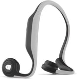 Lian LifeStyle Premium Bone Conduction Headphones Lightweight & Waterproof w/Mic & Bluetooth. Wireless Over Ear Headset for Adults and Kids, Suitable for Sports, Gaming, Travel or Office (Grey)