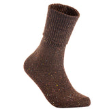 Lovely Annie Women's 3 Pair's Exceptional High Crew Wool Socks Non Slip, Cozy and Cool HR1412 Size 6-9 (Coffee)