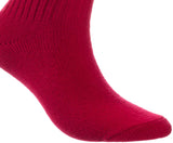 Lian LifeStyle Women's 3 Pairs Exceptional Non Slip, Cozy and Cool Knee High Wool Socks LFS05 Size 6-9 (Black, Red, Beige)