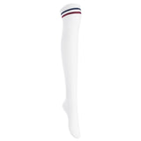 Lian LifeStyle  Big Girl's Women's 5 Pairs Adorable Comfortable Soft Thigh High Over Knee High Cotton Socks Size 6-9 L1023(Random)