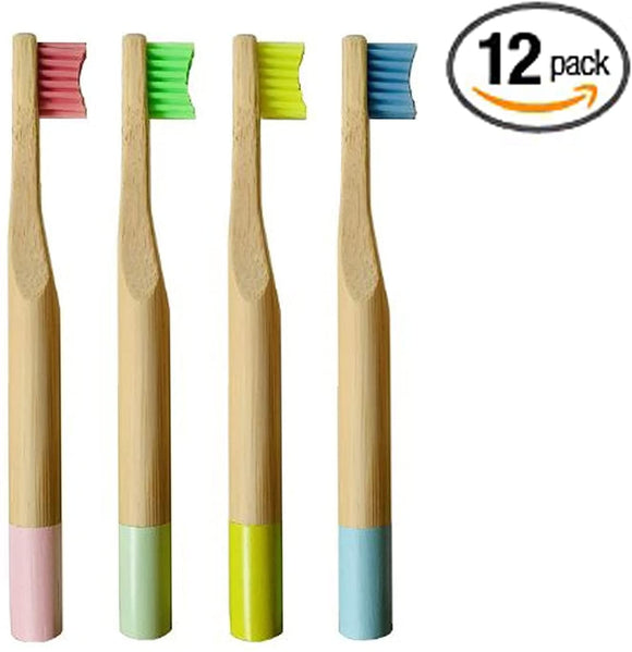High Quality Toddler Toothbrush for Clean & Healthy Teeth and Gums. Soft Bristle Toothbrush for Daily Use, 8 Packs 1 Count Each (Assorted Color)