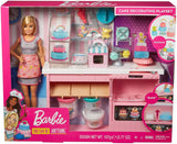 Barbie Cake Decorating Playset with Blonde Doll, Baking Island with Oven, Molding Dough and Toy Icing Pieces for Kids 4 to 7 Years Old [Amazon Exclusive]