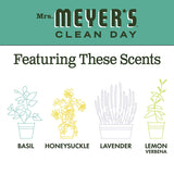 Mrs. Meyer's Basil Scent Liquid Hand Soap Refill Bottle, 33 Fl oz (Pack - 6)