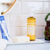 Dr. Bronnerâ€™s - Pure-Castile Liquid Soap (Citrus) - Made with Organic Oils, 18-in-1 Uses: Face, Body, Hair, Laundry, Pets and Dishes, Concentrated, Vegan, Non-GMO