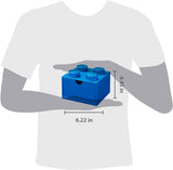 LEGO 40201731 Desk Drawer 4 knobs Stackable Storage Box, Blue