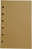Lian LifeStyle 154 Sheets Leather Cover Loose Leaf Blank Notebook Journal Diary 6 Hole Inserts