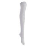 Lian LifeStyle Women's 5 Pairs Adorable Comfortable Soft Thigh High Over Knee High Cotton Socks Size 6-9 L1024(Beige,LG,Wine,Cream,Navy)