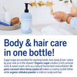 Moisturizing Liquid Hand Soap Soothing Clean, Made with Essential Oils, Cruelty Free Cleanser that Washes Away Dirt, Baby Unscented, 24 FL OZ Bottle, 4 Bottles