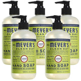 Effective Liquid Hand Soap for Daily Use Natural Hand Soap w/ Essential Oils for Hand Wash Cruelty Free Eco Friendly Product Lemon Verbena Scented Soap 12.5 FL OZ Per Bottle, 5 Bottles