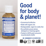 Dr. Bronnerâ€™s - Pure-Castile Liquid Soap (Peppermint) - Made with Organic Oils, 18-in-1 Uses: Face, Body, Hair, Laundry, Pets and Dishes, Concentrated, Vegan, Non-GMO
