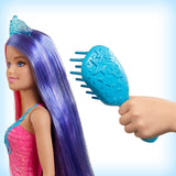 Barbie Dreamtopia Princess Doll (11.5-inch) with Extra-Long Two-Tone Fantasy Hair, Hairbrush, Tiaras and Styling Accessories, Gift for 3 to 7 Year Olds