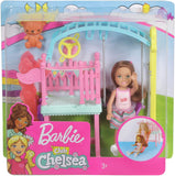 Barbie Club Chelsea Doll and Swing Set Playset with Teddy Bear Figure