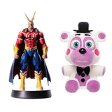 Dark Horse My Hero Academia: All Might Silver Age 11 Inch Figure + Five Nights at Freddy's Pizza Simulator - Helpy Collectible Figure, Pack of 2