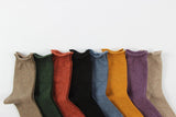 Lian LifeStyle Women's 4 Pairs Fashion Wool Blend Crew Socks L1844 Size 6-9 Assorted